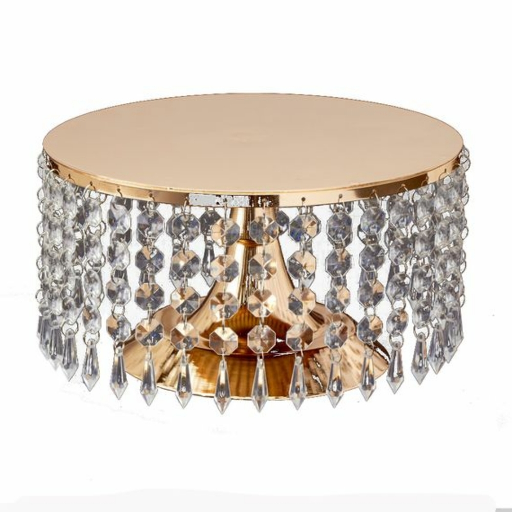 At Glam Cake & Cupcake Stands Gold Tone